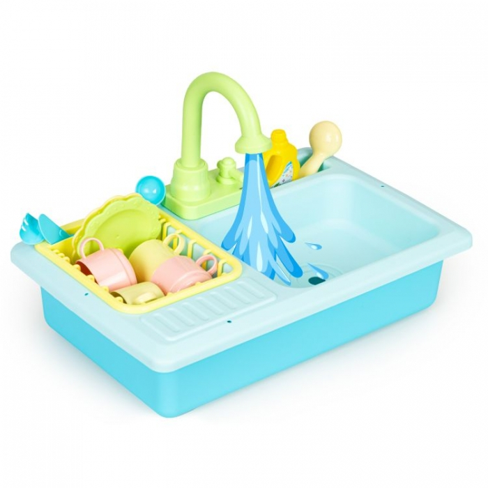 Chiuveta pentru copii cu 12 accesorii incluse Ecotoys HC485048 [1]