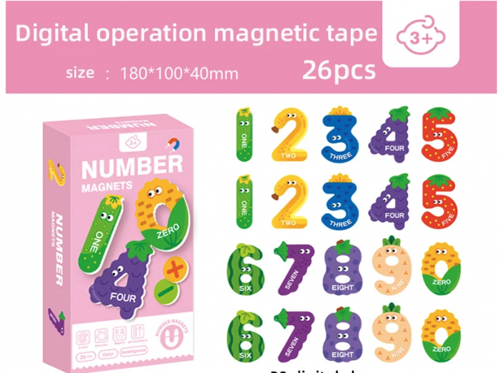 Cifre Magnetice - semnele matematice si cuvinte in limba engleza [1]