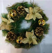 Coronita Craciun 30 cm – Decor pentru Casa, Semineu, Ferestre [1]