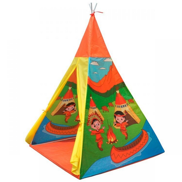 Cort indian teepee de joaca pentru copii, tip wigwam [1]