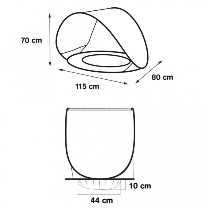 Cort UV50 cu minipiscina LUDI [7]