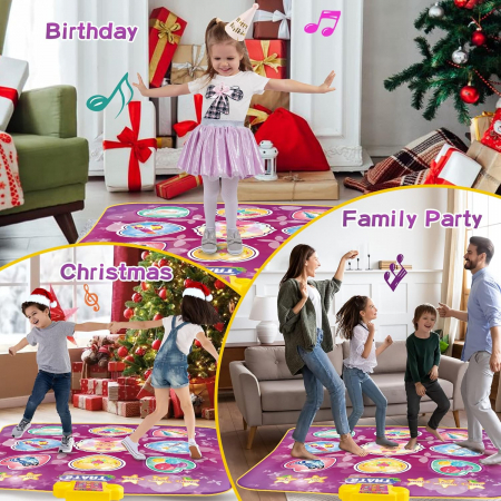 Covoras de Dans Interactiv pentru Copii, cu Muzica si Lumini LED [3]
