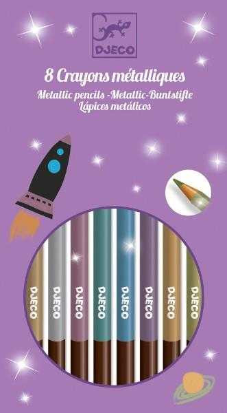 Creioane colorate metalice, Djeco [1]