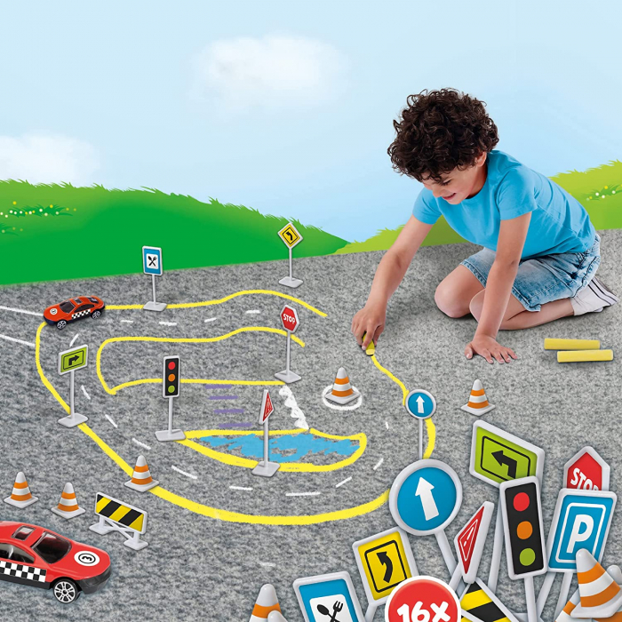 Creta colorata pentru terenul de joaca - Trafic [2]