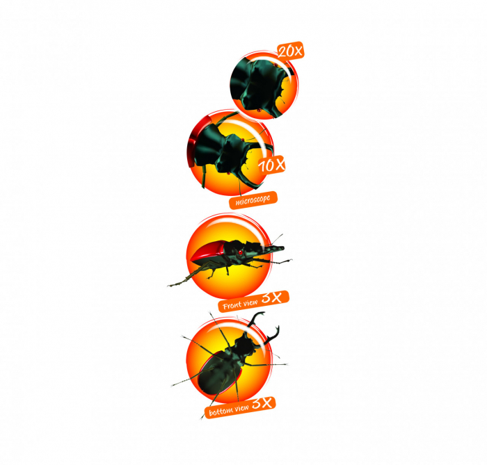 Cutie cu lupa și microscop pentru observarea insectelor, Navir [2]