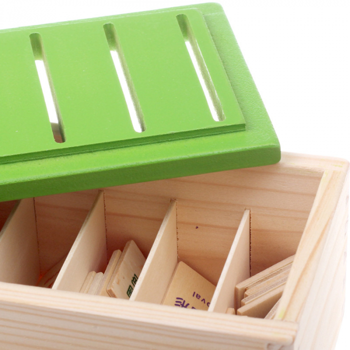 Cutie din lemn Montessori, Asociere si Sortare [4]