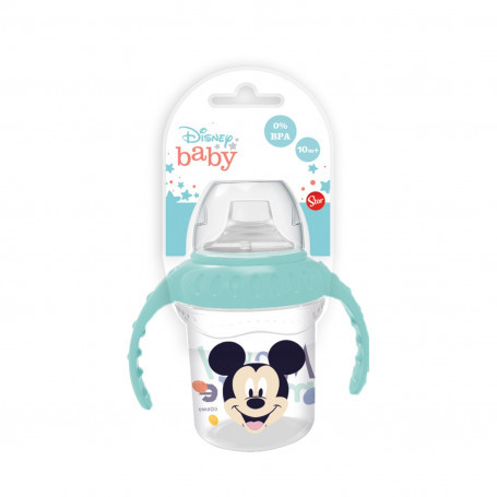 DISNEY MICKEY CANA CU CAPAC SI MANERE 250 ML, CIOC DIN SILICON [4]