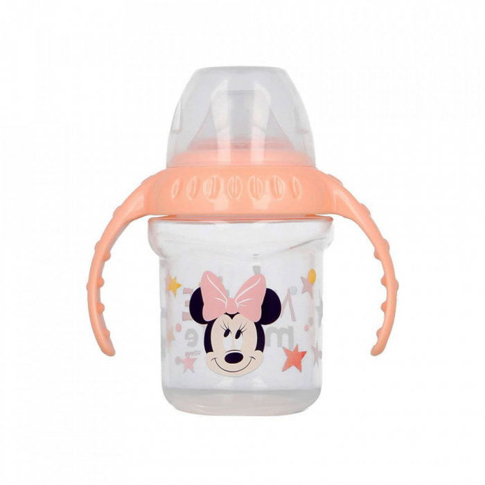 DISNEY MINNIE CANA CU CAPAC SI MANERE 250 ML, CIOC DIN SILICON [3]