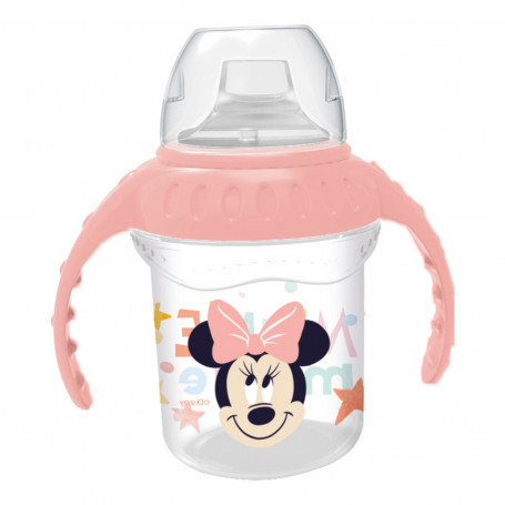 DISNEY MINNIE CANA CU CAPAC SI MANERE 250 ML, CIOC DIN SILICON [1]