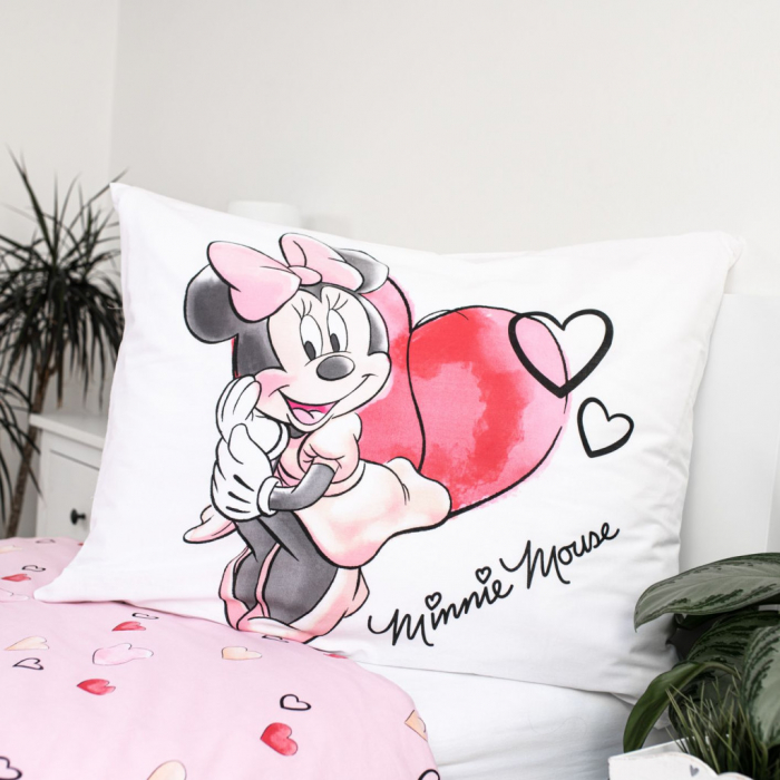 Disney Minnie White Lenjerie de Pat Copii 140×200cm, 70×90 cm [4]