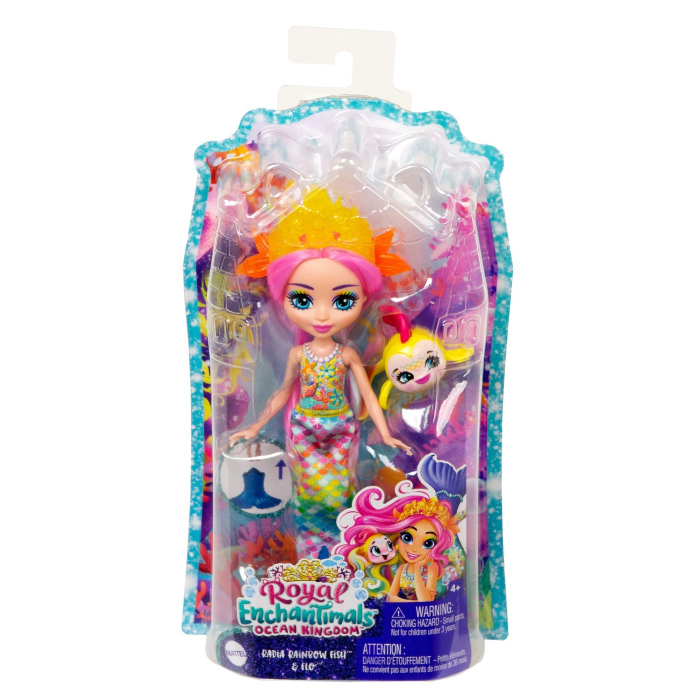 Enchantimals Royal Papusi Si Animalute Radia Rainbow Fish Si Flo [1]