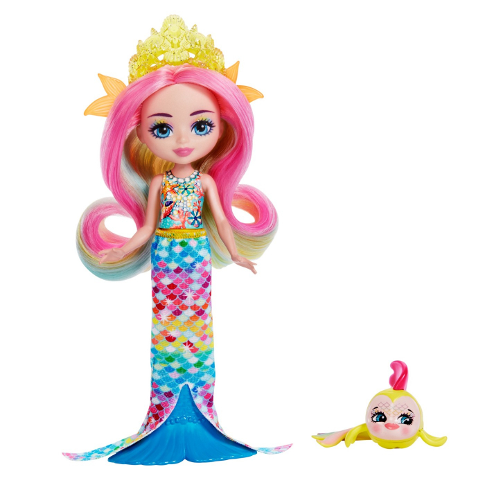 Enchantimals Royal Papusi Si Animalute Radia Rainbow Fish Si Flo [5]