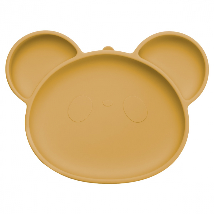 Farfurie din silicon cu ventuza, AppeKids, Panda - Honey [3]