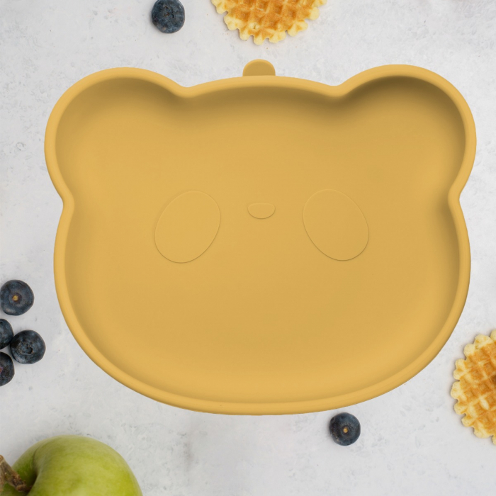 Farfurie din silicon cu ventuza, AppeKids, The Little Bear - Honey [1]