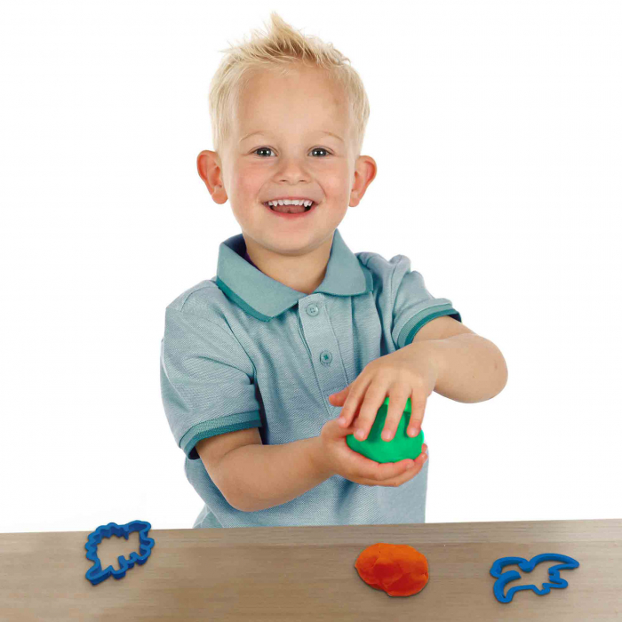 Forme pentru copii de taiat plastilina Dino (7 piese) [5]