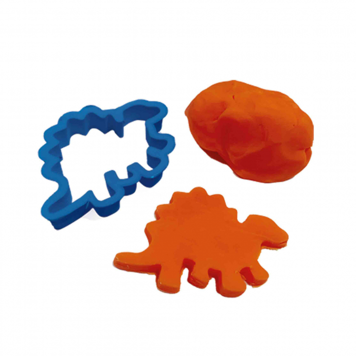 Forme pentru copii de taiat plastilina Dino (7 piese) [3]