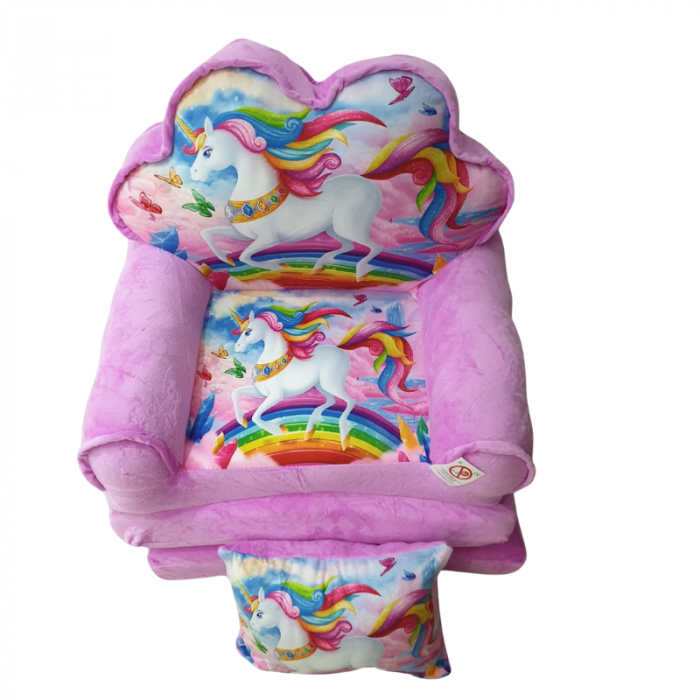 Fotoliu din Plus Extensibil, cu Perna, 3 placi  - Unicorn [1]