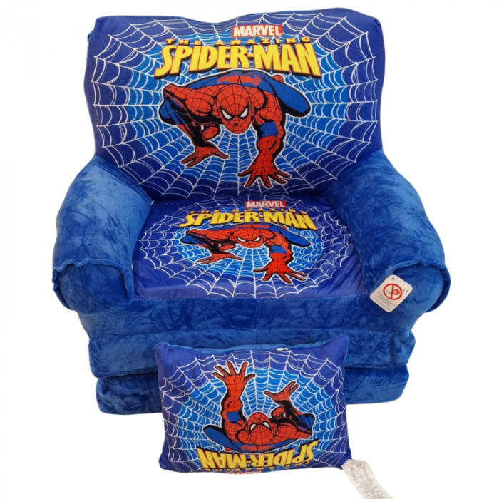 Fotoliu din Plus Extensibil, cu Perna, 3 placi - Spiderman [1]