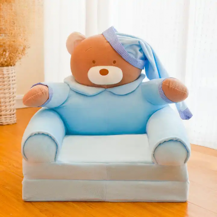 Fotoliu plus extensibil 2 placi Ursulet gingas cu fes - S [1]