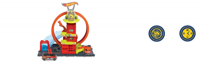 Hot Wheels Statia De Pompieri Super Loop [7]