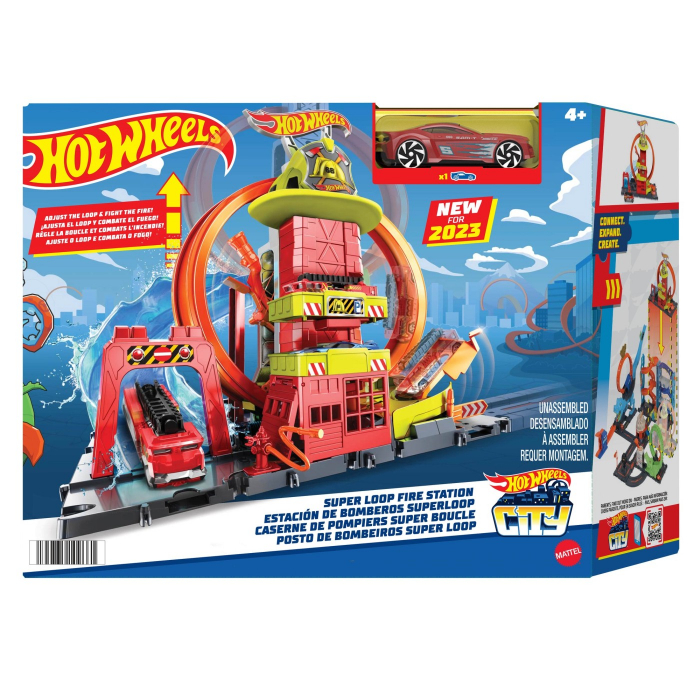 Hot Wheels Statia De Pompieri Super Loop [1]