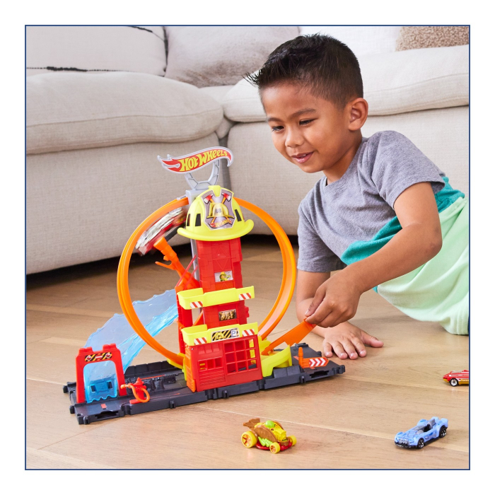 Hot Wheels Statia De Pompieri Super Loop [4]