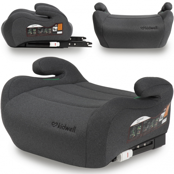 Inaltator auto 125-150 cm cu ISOFIX Kidwell Ovan - Gray [1]
