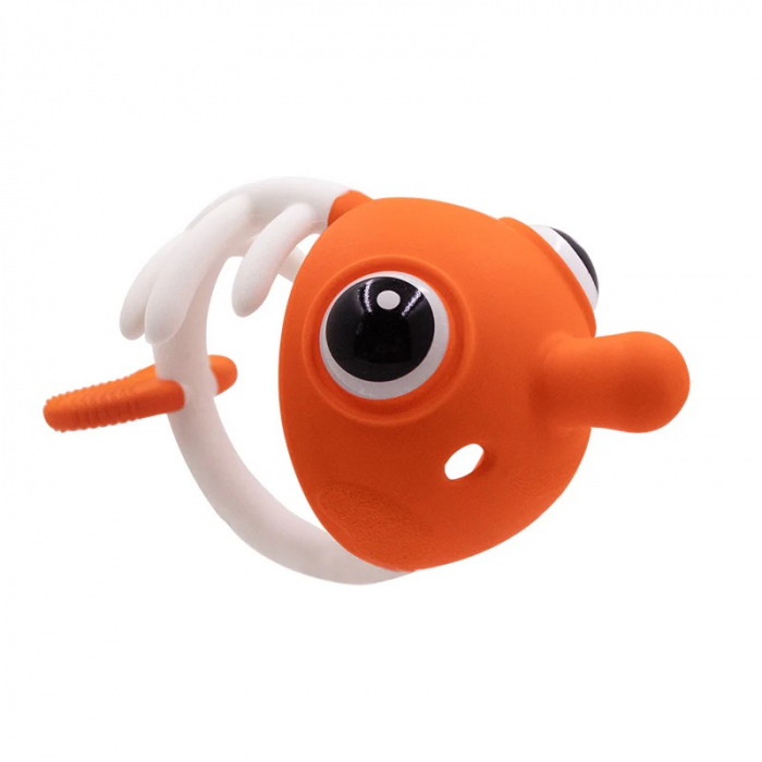 Inel Gingival Din Silicon, Mombella, Clownfish Orange [4]