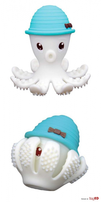 INEL GINGIVAL DIN SILICON, MOMBELLA - OCTOPUS ALBASTRU [2]