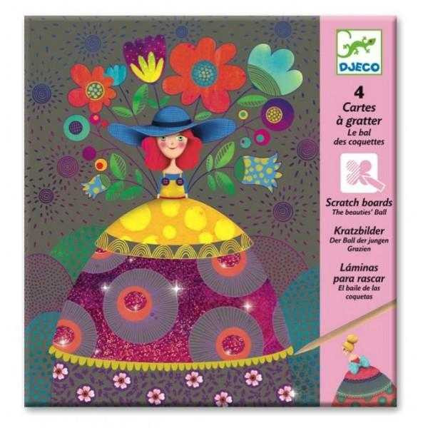 Joc creativ de razuit Fete frumoase, Djeco [5]