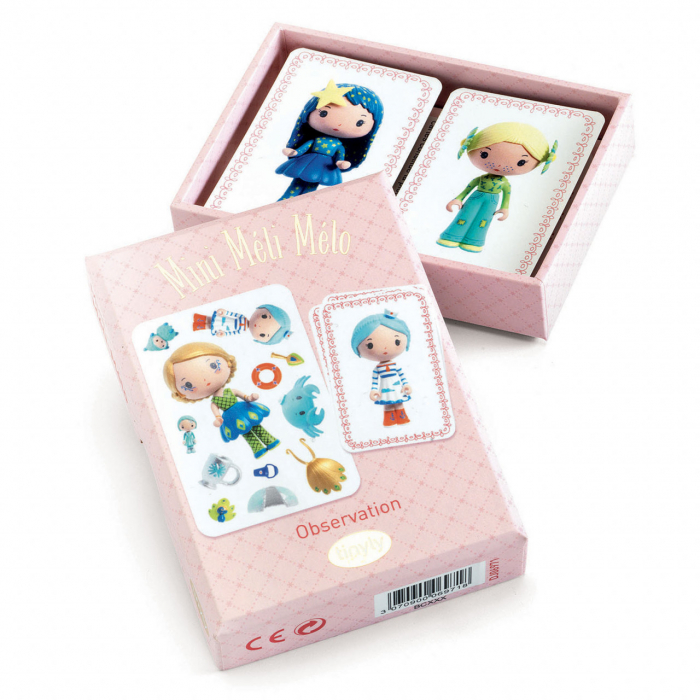 Joc de carti Printesele Tinyly Mini Meli-Melo, Djeco [1]