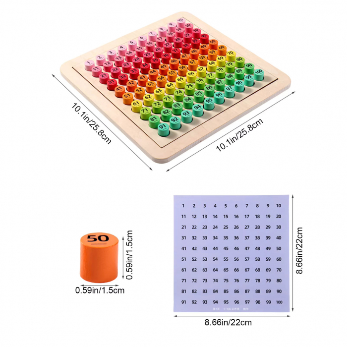 Joc de Lemn Multifunctional pentru Invatarea Matematicii [4]