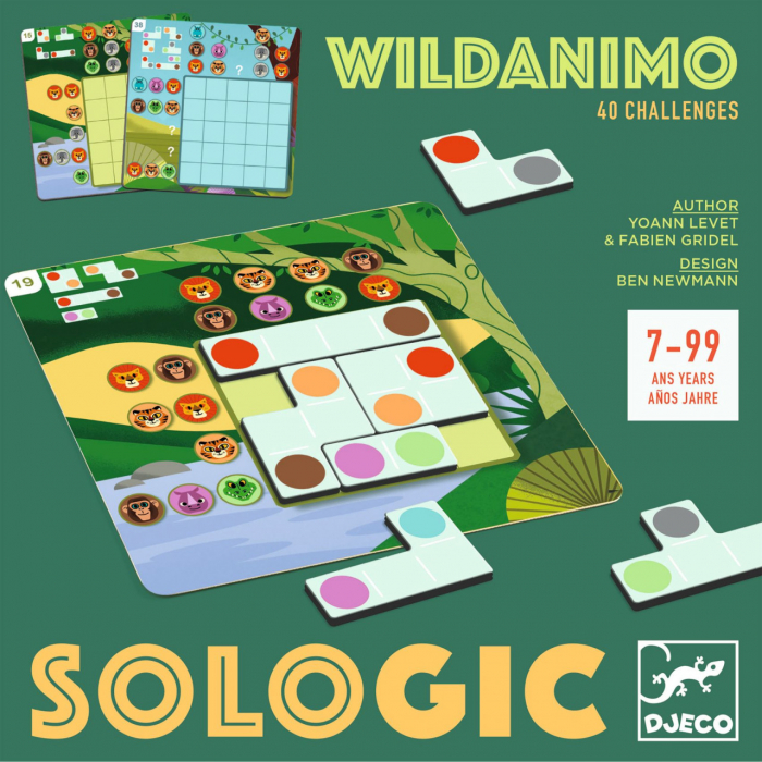 Joc de logica Animale salbatice, Djeco [3]