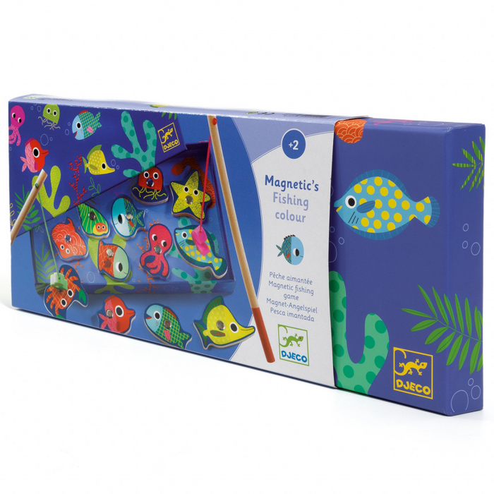 Joc magnetic de pescuit Fishing colour, Djeco [5]