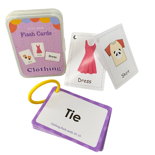 Joc educativ cu 20 de Carduri cognitive cu inel, diverse modele [1]
