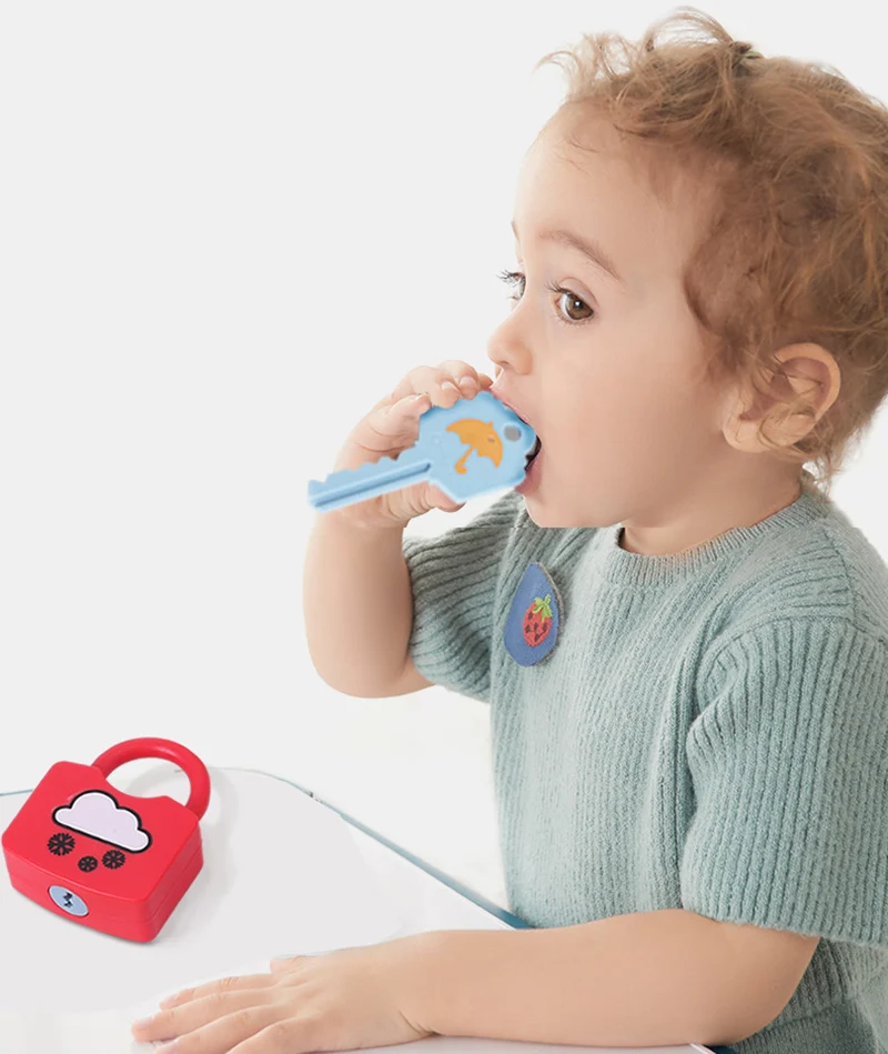 Joc Educativ de Asociere Montessori cu Lacate si Chei [5]