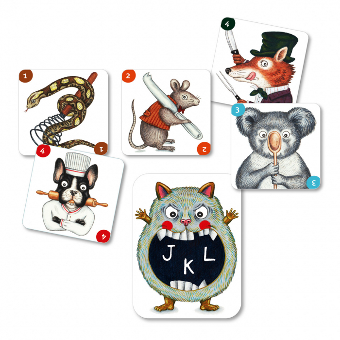 Joc de carti ABC Miam, Djeco [5]