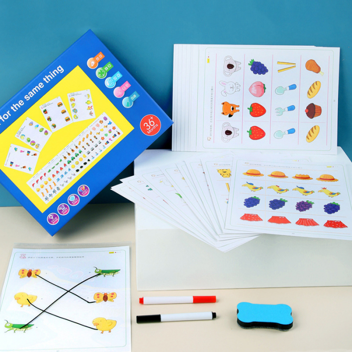 Joc educativ Montessori cu fise reutilizabile [5]