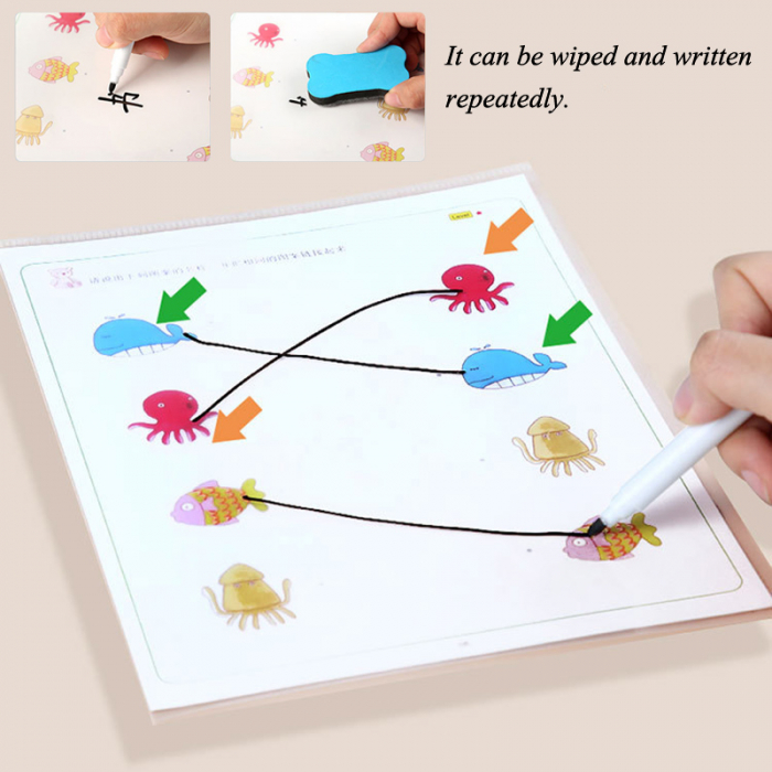 Joc educativ Montessori cu fise reutilizabile [3]