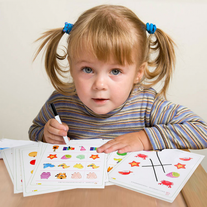 Joc educativ Montessori cu fise reutilizabile [4]