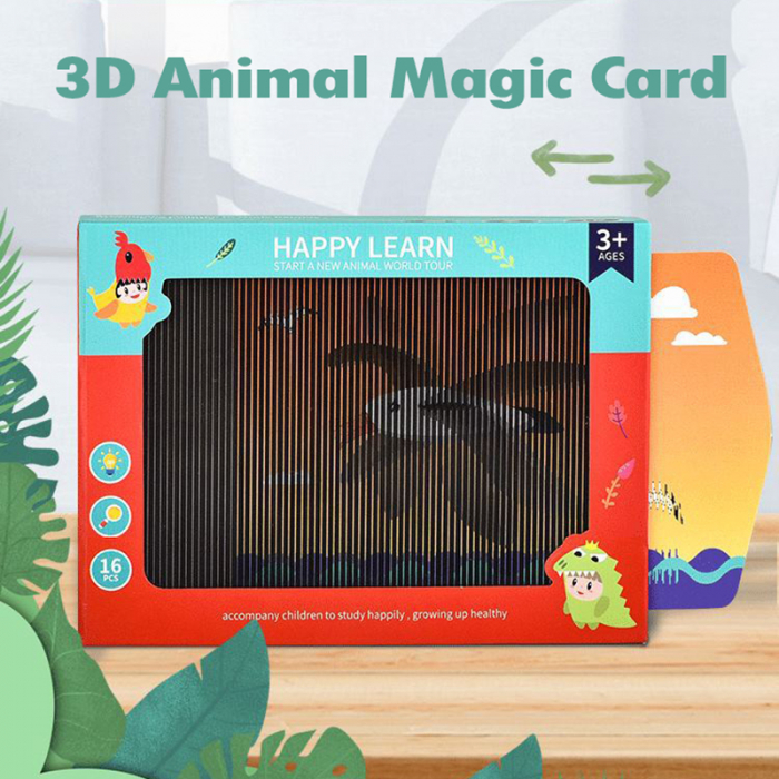 Joc interactiv 3D, Cutie vizuala, Model cu Animale [2]