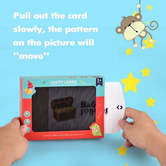 Joc interactiv 3D, Cutie vizuala, Model cu Animale [3]