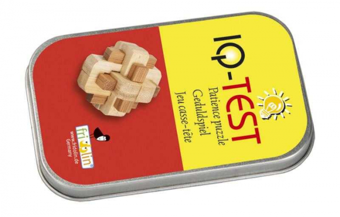 Joc logic IQ 3D Puzzle in cutie metalica-5, Fridolin [2]