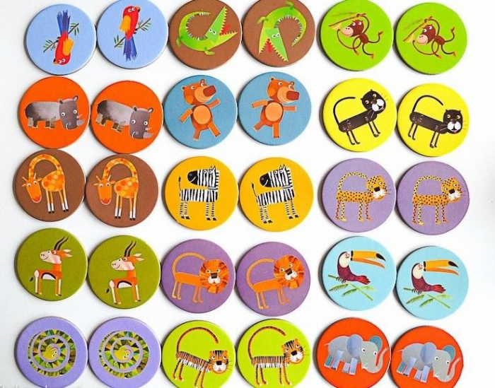Joc memorie Animale din jungla, Djeco [4]
