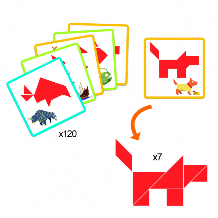 Joc de logica Tangram, Djeco [4]