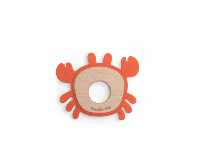 Jucarie bebe Inel de dentitie Crab, Moulin Roty [3]