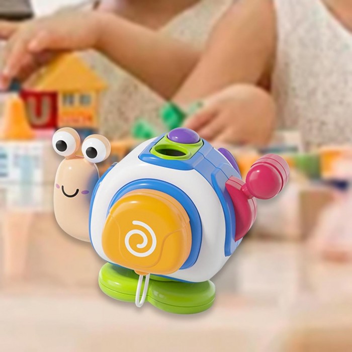 Jucarie Bebelusi cu 6 Activitati Distractive, Melc Bublucas [5]