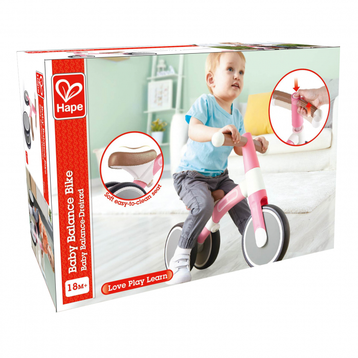 Jucarie - Bicicleta de echilibru, roz deschis [4]