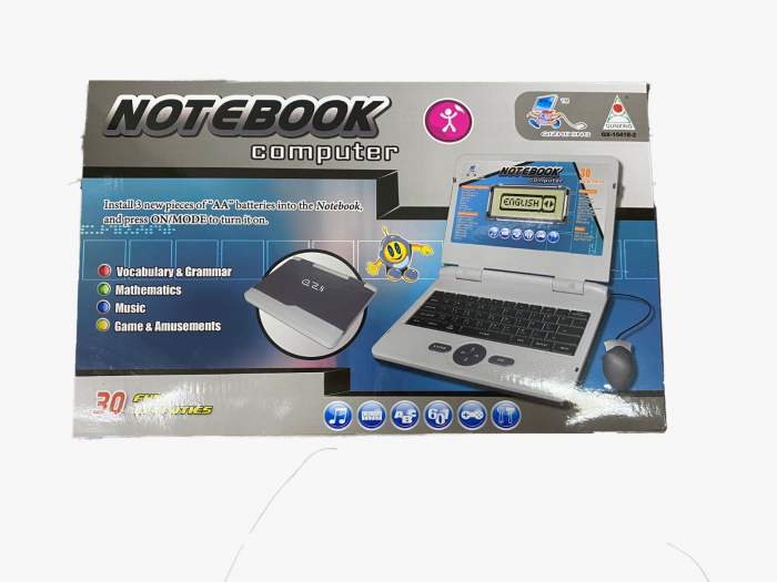 Jucarie copii Laptop - Invatam limba engleza, culoare gri [2]