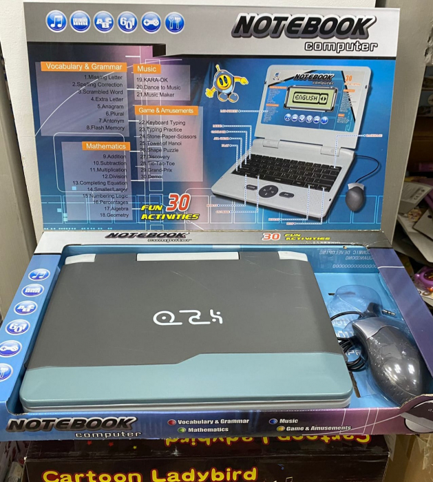 Jucarie copii Laptop - Invatam limba engleza, culoare gri [3]